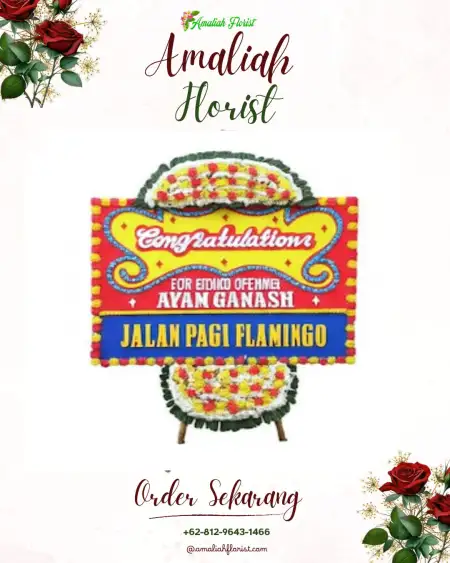 Sewa Papan Bunga Bolo
